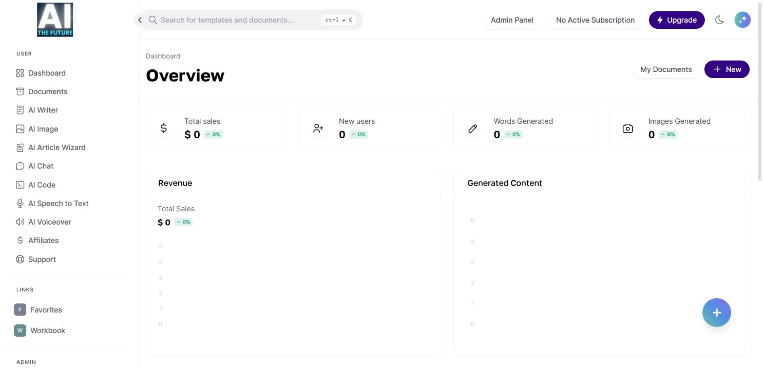 CreativeChild Dashboard